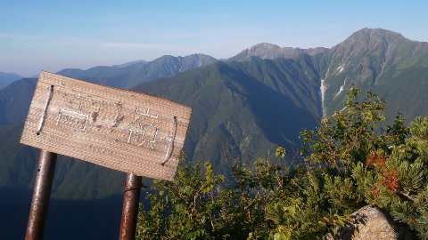 昨年　1時間近く昼寝をした　高嶺山頂