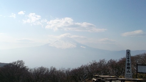 金時山到着～最後の登りはきつかった～