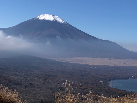 明神山からの富士