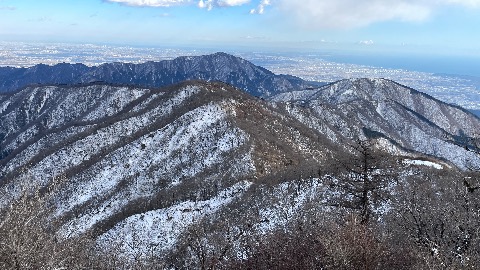 大山、三ノ塔方面