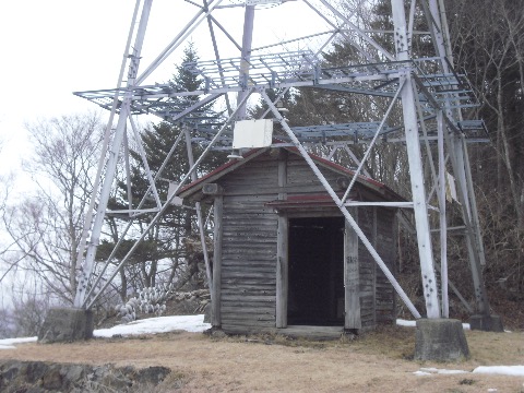 １７日の夜間に一時避難した作業小屋