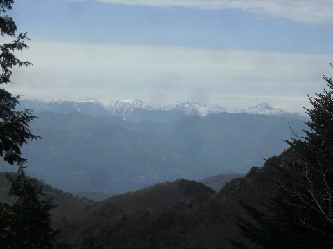 南アルプス　白峰三山