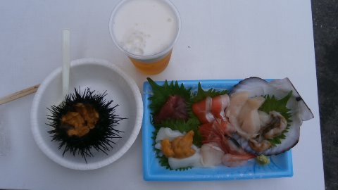 前夜祭の海の幸　絶品！