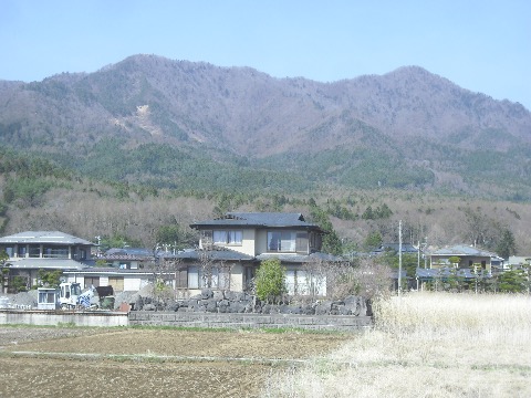 忍野から杓子山