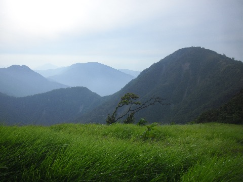 蛭ケ岳を振り返る