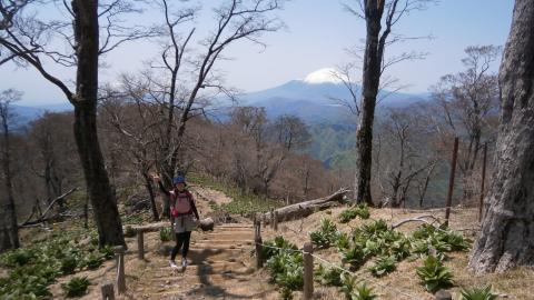 山頂直下より