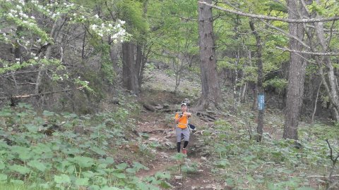 無事富士見平小山で下山　あと一息