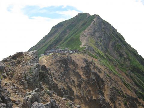 赤岳山頂へ、あとわずか！