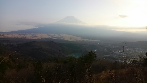 黄昏の富士