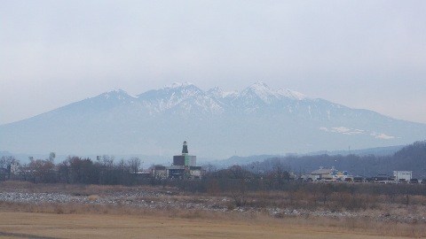 今回登る予定だった八ヶ岳