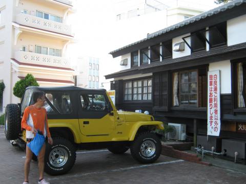 白良湯にて。haradaruさんの愛車