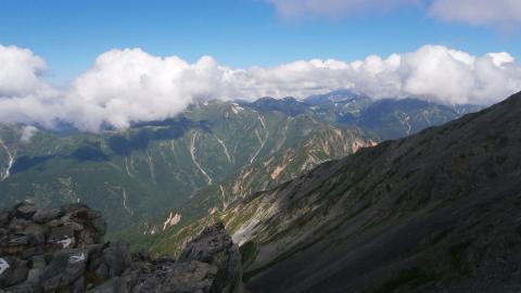 北アルプス　北部の山々