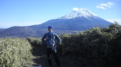 竜ケ岳　下山道にて