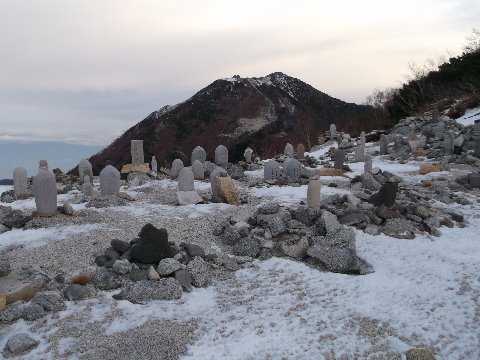 地蔵岳直下