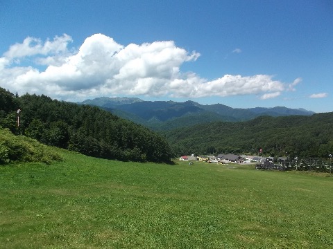 宝台樹スキー場を下る