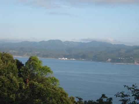 紀伊半島、西側を臨む