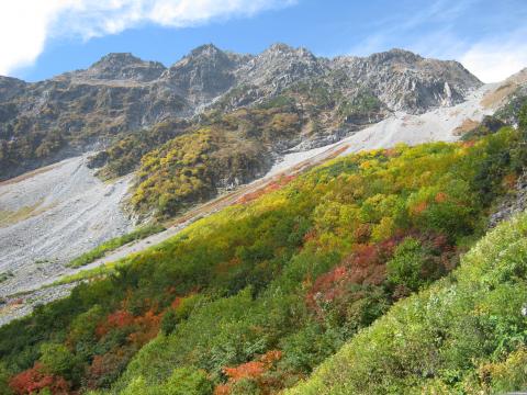 涸沢から奥穂高岳