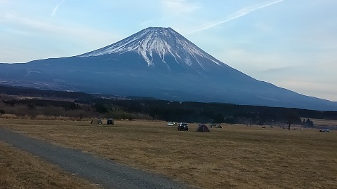 朝霧高原からの富士