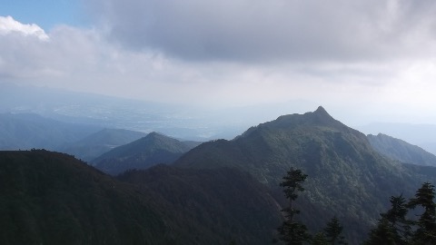 これよりたどる剣ヶ峰方面