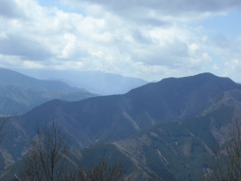 大岳山から御前山