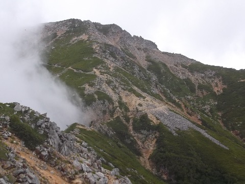 大天井岳　まだ遠いな〜