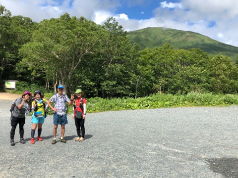 スタート前　鳩待峠にて