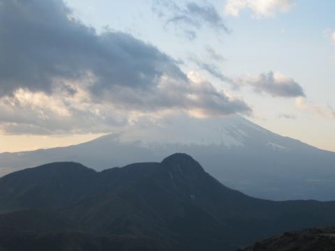 富士山と金時山