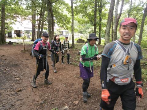 雨も上がり、いざ出発！