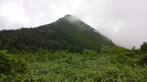 小笠ヶ岳からの笠ヶ岳