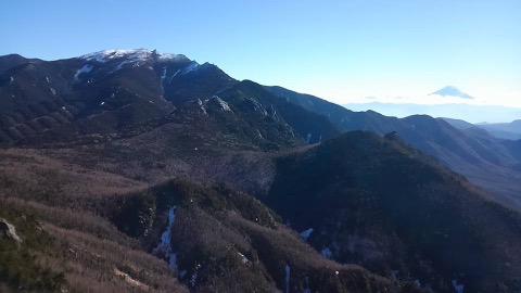 金峰山と富士