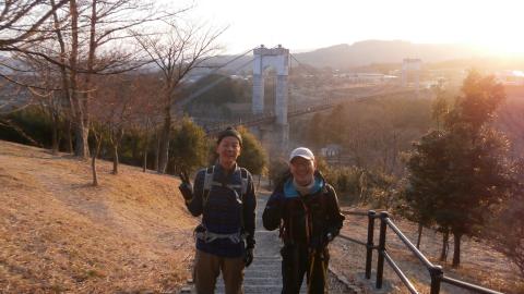 夕方４時　無事大倉に下山