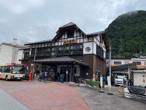 奥多摩駅　随分と久しぶり　自宅から３時間以上かかりなかなか行く機会がない