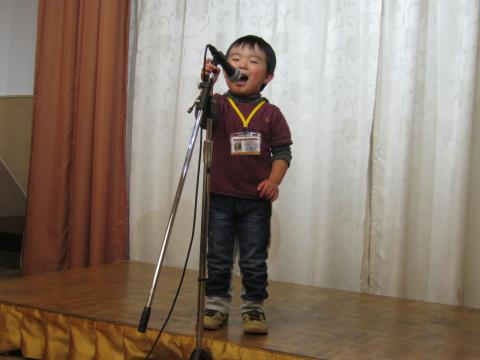 お父ちゃんに
２時間５０分以内で走るようにと
至上命令を出した太郎君
もう完全な独壇場でした！お見事！