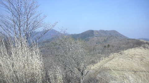 石割山　杓子山方面