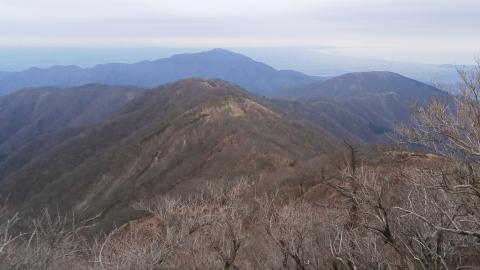 再び塔ノ岳から表尾根、大山方面