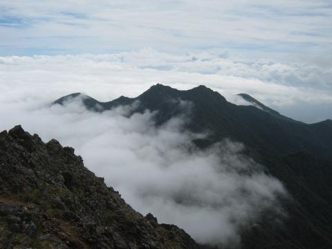 権現岳方面