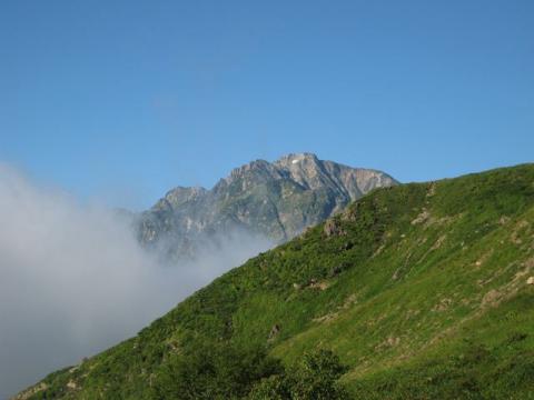 唐松岳山頂アタックは断念！