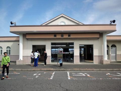 琴電「岡田駅」