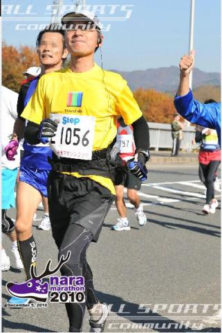 11:10 20kmを少し過ぎたあたり　折り返してあの坂をもう一度！