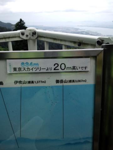 「東京スカイツリーより20m高いです」と、取って付けたような表示が微笑ましい。