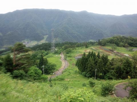 最高地点から見下ろす