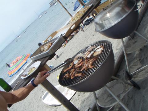 ＢＢＱ（写真御提供：宮川コーチ）