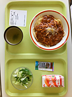 東邦大学医療センター大森病院入院時の食事　2019年12月2日昼食