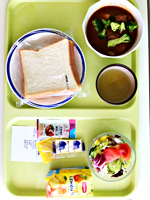 東邦大学医療センター大森病院入院時の食事　2021年3月24日昼食