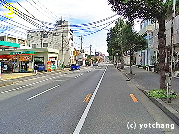4キロ付近 景色は市街地へ