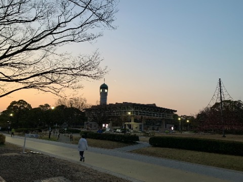 以前は見慣れていた風景ですが、ちょっとただいま!って気分です。