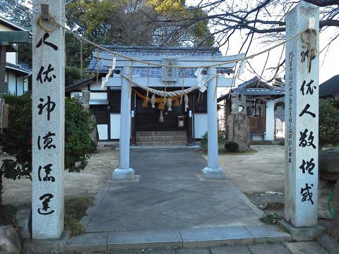 ここは比治山の北東端にある山王神社です.猿田彦を祭り,火難除けの御利益があるそうです.