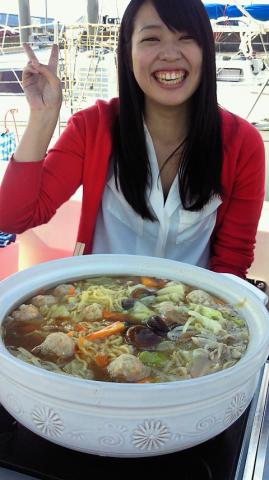 煮込みラーメン制作中