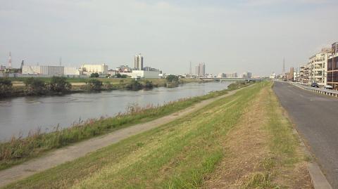 走ってきたコースを振り返って)^o^(