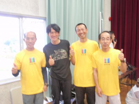 鏑木選手と共に